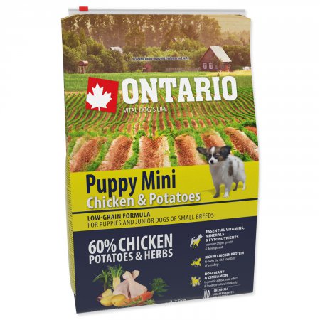 Ontario Puppy Mini Chicken & Potatoes 2,25kg