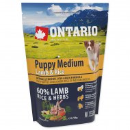 Ontario Puppy Medium Lamb & Rice 0,75kg