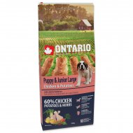 Ontario Puppy & Junior Large Chicken & Potatoes 12kg