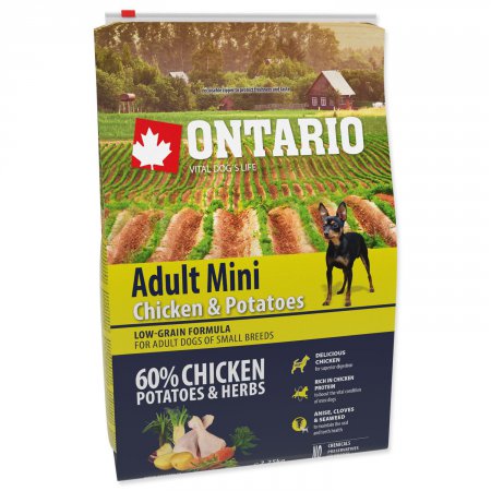 Ontario Adult Mini Chicken & Potatoes 2,25kg