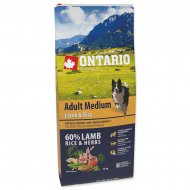 Ontario Adult Medium Lamb & Rice 12kg