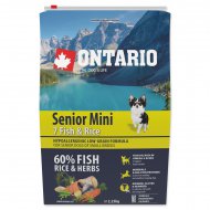 Ontario Senior Mini Fish & Rice 2,25kg