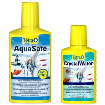 Tetra Aqua Safe 250ml + Tetra Crystal Water 100ml