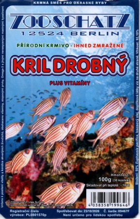 ZOO Schatz - Krill drobn 100g